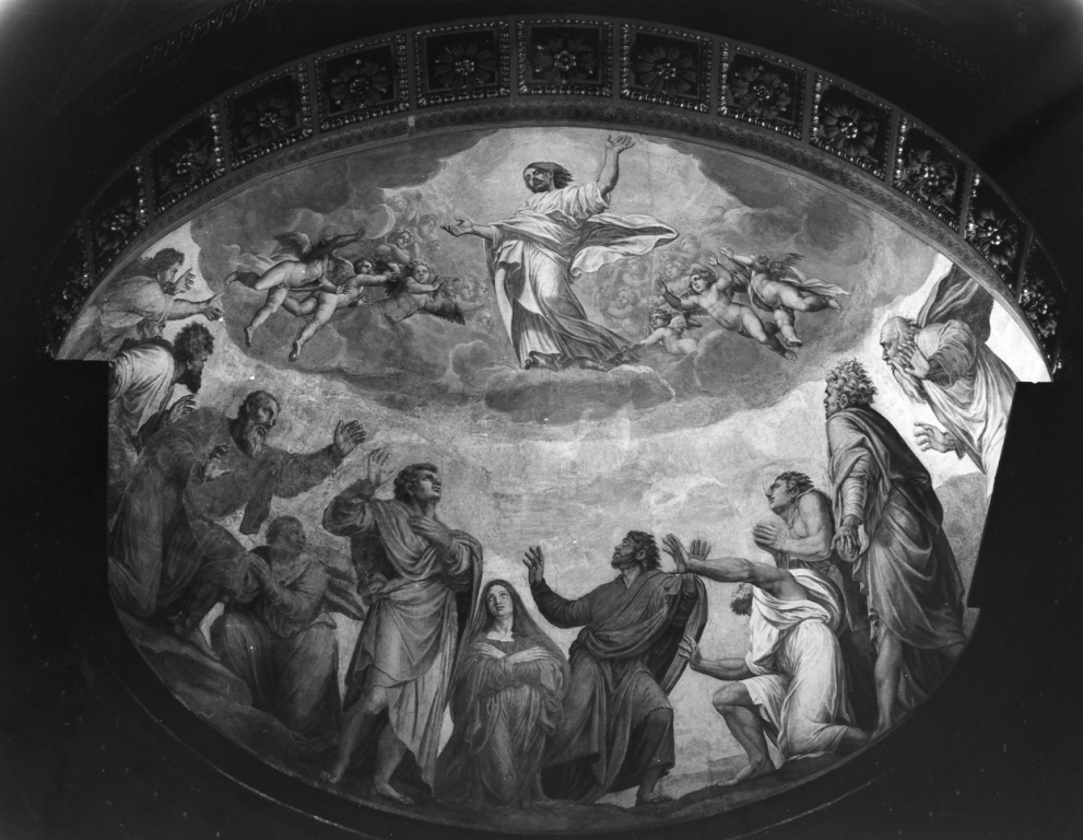 Gloria di S. Barbara (dipinto) di Coxcie Michiel (sec. XVI)