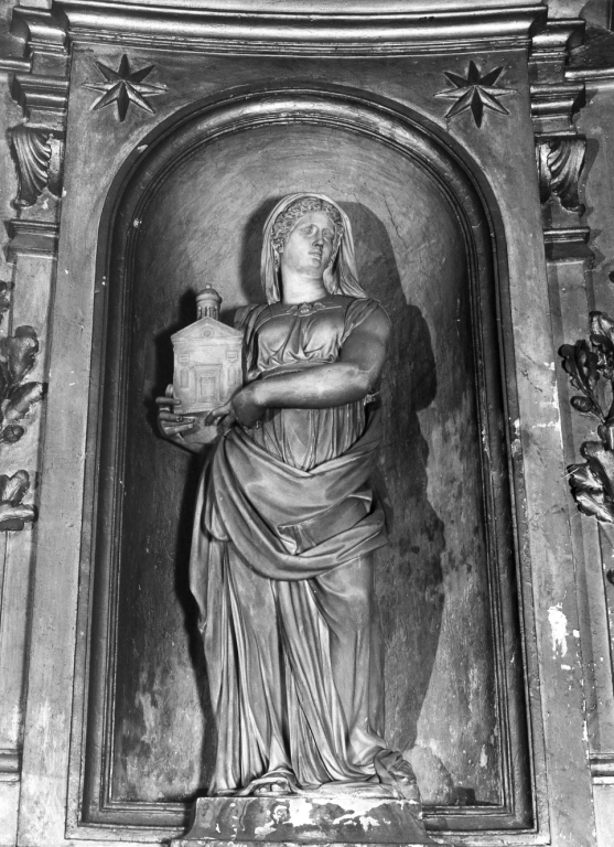 Religione (statua) di De La Motte Pierre, Van den Vliete Gillis detto Egidio della Riviera, Mostaert Nicolas detto Niccolò Pippi d'Arras (seconda metà sec. XVI)