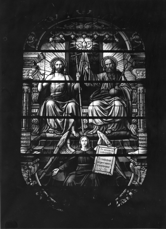 SS. Trinità (vetrata) di Seitz Ludwig (fine sec. XIX)
