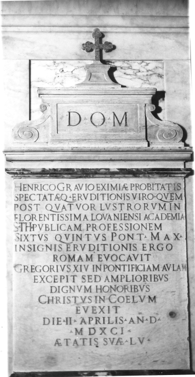 lapide - ambito romano (sec. XVI)