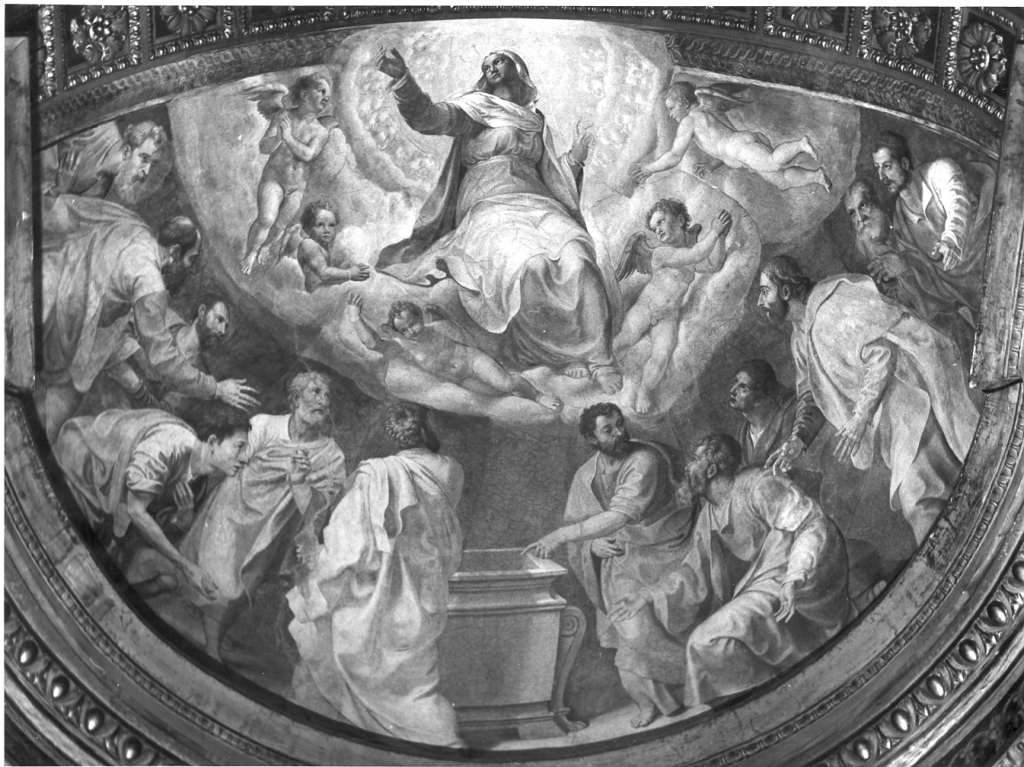 Assunzione della Vergine (dipinto) di Siciolante Girolamo (metà sec. XVI)