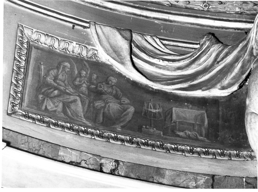 Storie di S. Anna (decorazione pittorica) di Grimaldi Giovan Francesco detto Bolognese (sec. XVII)