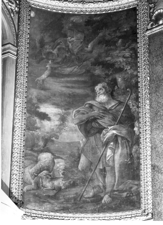 Annuncio a S. Gioacchino (dipinto) di Grimaldi Giovan Francesco detto Bolognese (sec. XVII)