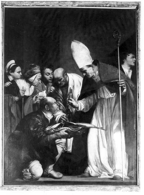 Miracolo di S. Bennone (dipinto) di Saraceni Carlo (sec. XVII)