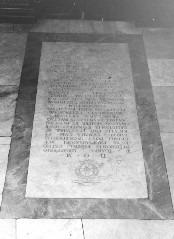 lapide - ambito romano (seconda metà sec. XVI)