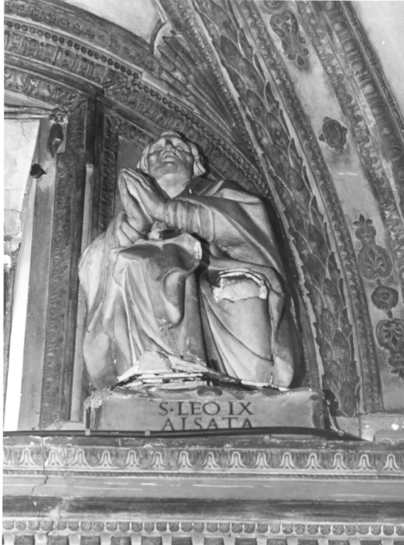 Leone IX (statua) - ambito romano (secondo quarto sec. XVII)