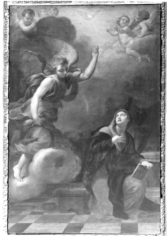 Annunciazione (dipinto) di Morandi Giovanni Maria (seconda metà sec. XVIII)