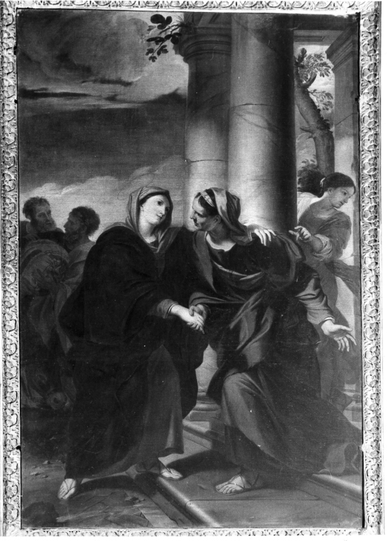 Visitazione (dipinto) di Bonatti Giovanni (seconda metà sec. XVIII)