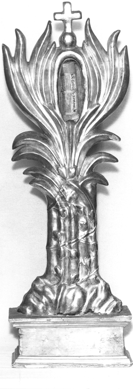 reliquiario-ostensorio, coppia - ambito romano (sec. XVII)