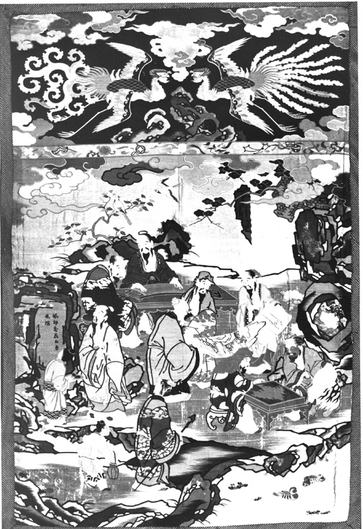 pannello - manifattura giapponese (sec. XIX)