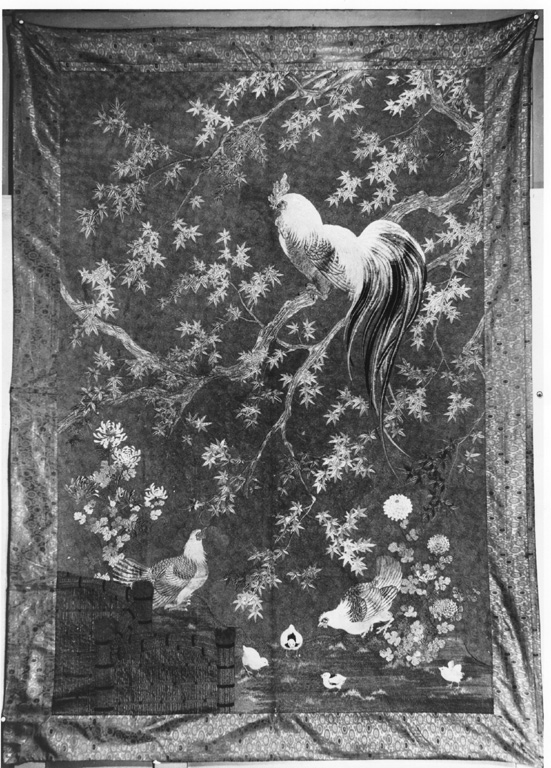 pannello - manifattura giapponese (sec. XIX)