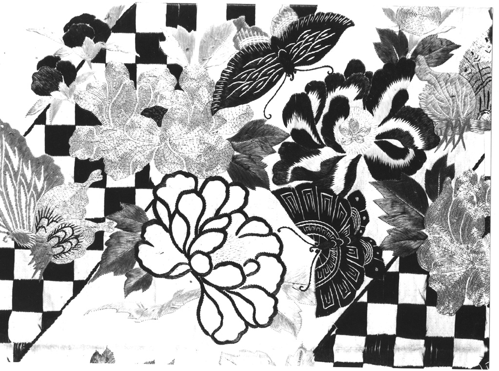 tessuto - manifattura cinese (inizio sec. XIX)