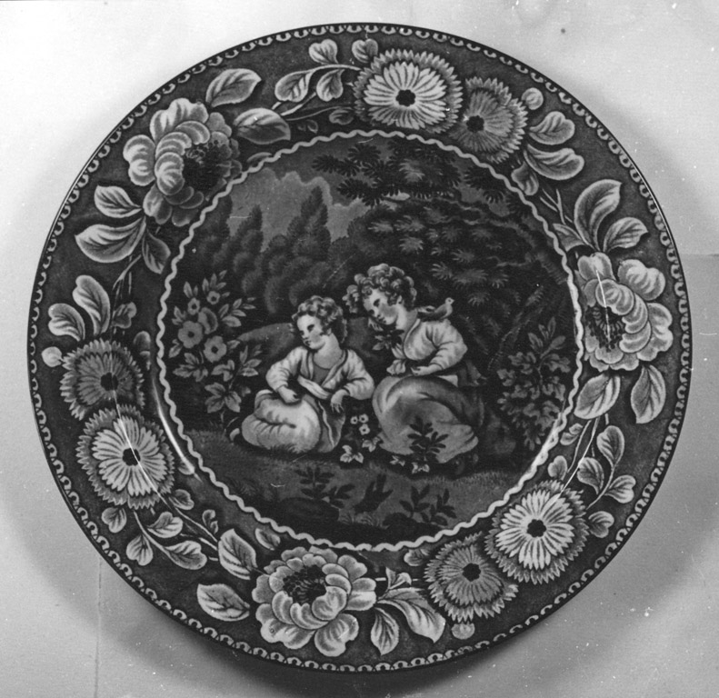 piatto - manifattura inglese (fine sec. XVIII)
