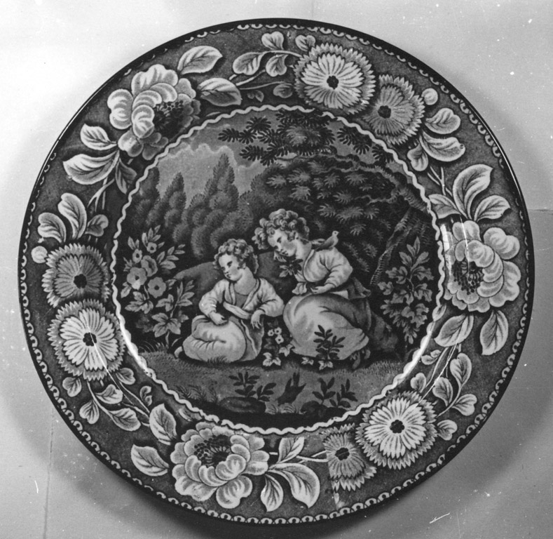 piatto - manifattura inglese (fine sec. XVIII)