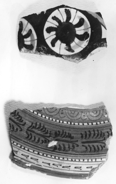 piattino, frammento - manifattura faentina (prima metà sec. XVI)