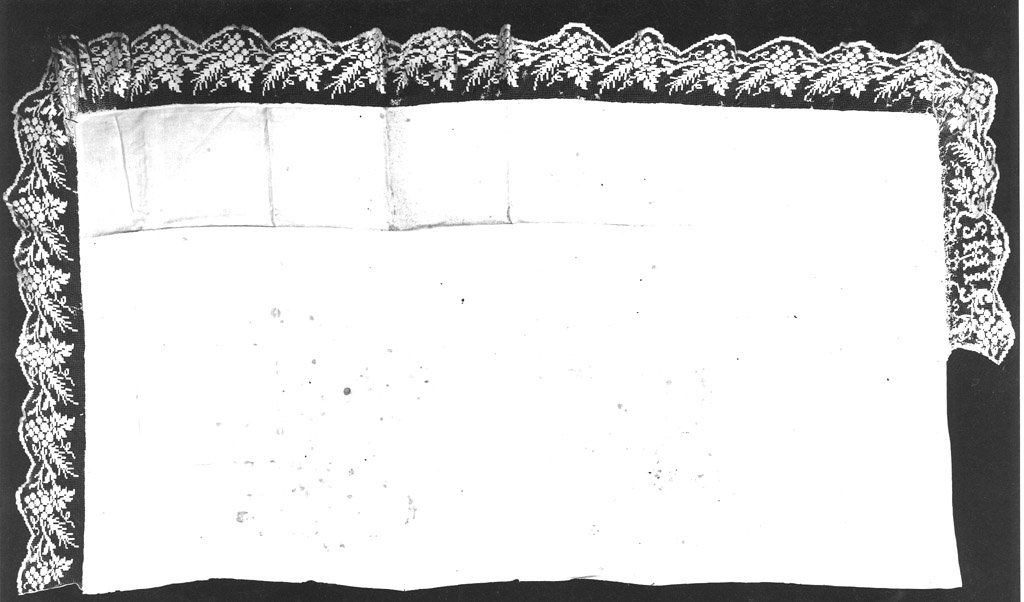 tovaglia d'altare - manifattura italiana (sec. XIX)