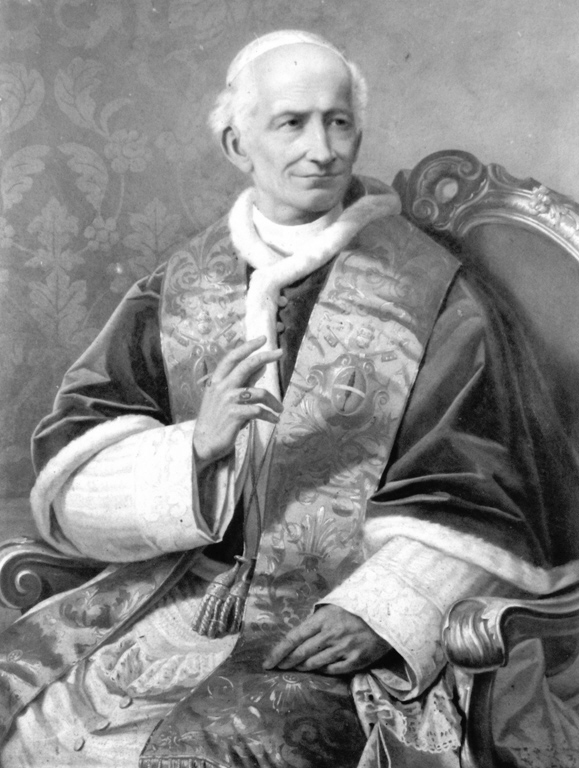 Ritratto di Leone XIII Papa (dipinto) - ambito romano (ultimo quarto sec. XIX)