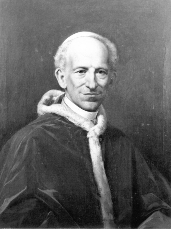 Ritratto di Leone XIII Papa (dipinto) - ambito romano (fine sec. XIX)