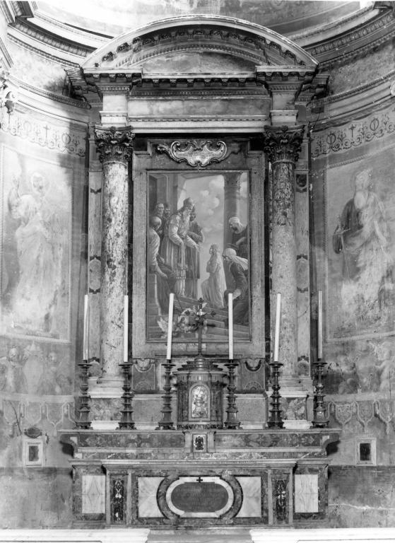 altare maggiore - ambito romano (sec. XVII)