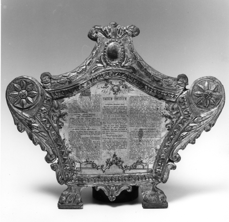 cartagloria - manifattura romana (prima metà sec. XIX)