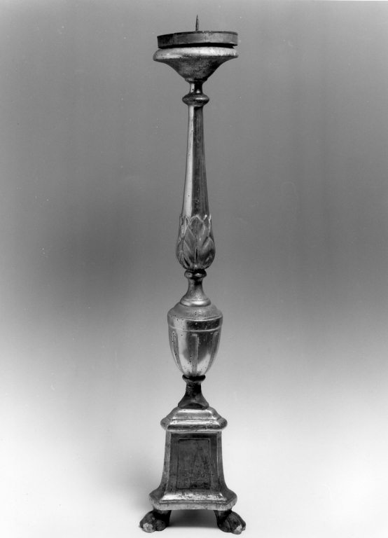 candeliere - manifattura romana (prima metà sec. XIX)