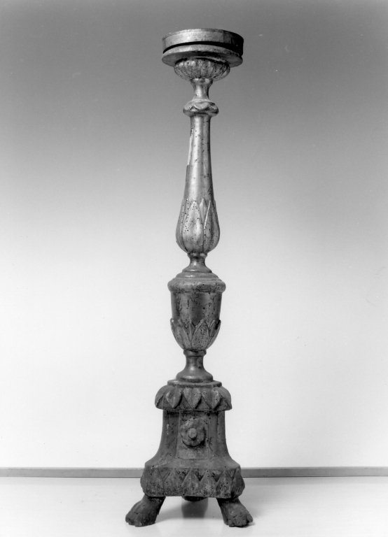 candeliere - manifattura romana (prima metà sec. XIX)