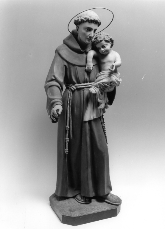 Sant'Antonio da Padova con Gesù Bambino (statua) - artiginianato di Ortisei (BZ) (prima metà sec. XX)