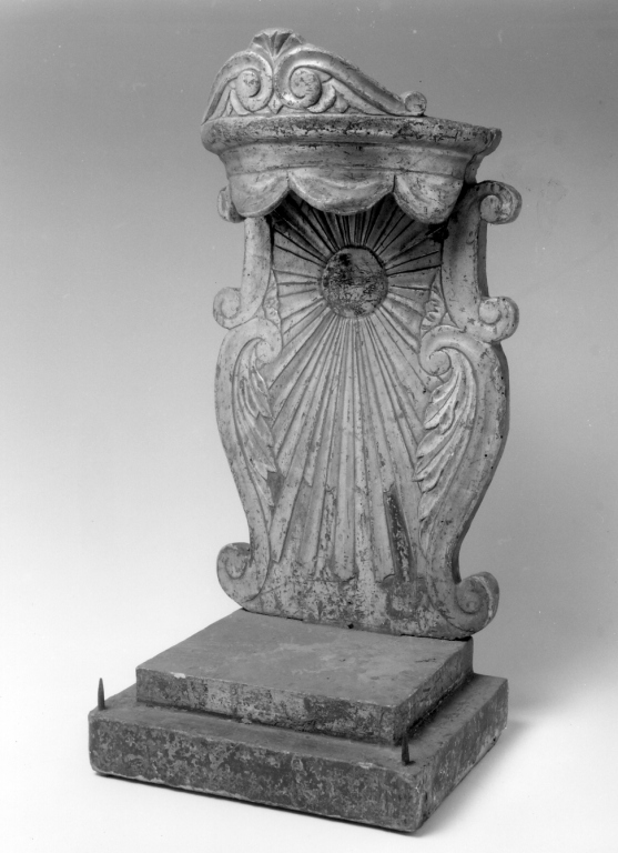 tronetto per esposizione eucaristica - ambito romano (prima metà sec. XIX)