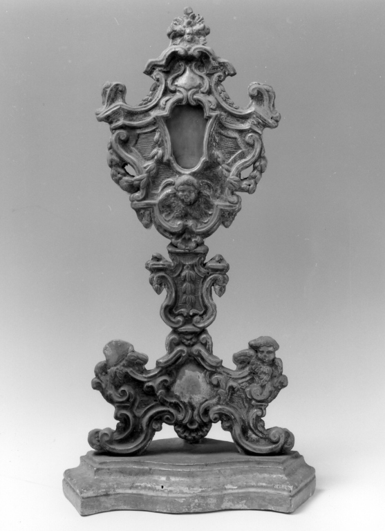 reliquiario - a ostensorio - ambito romano (sec. XVIII)