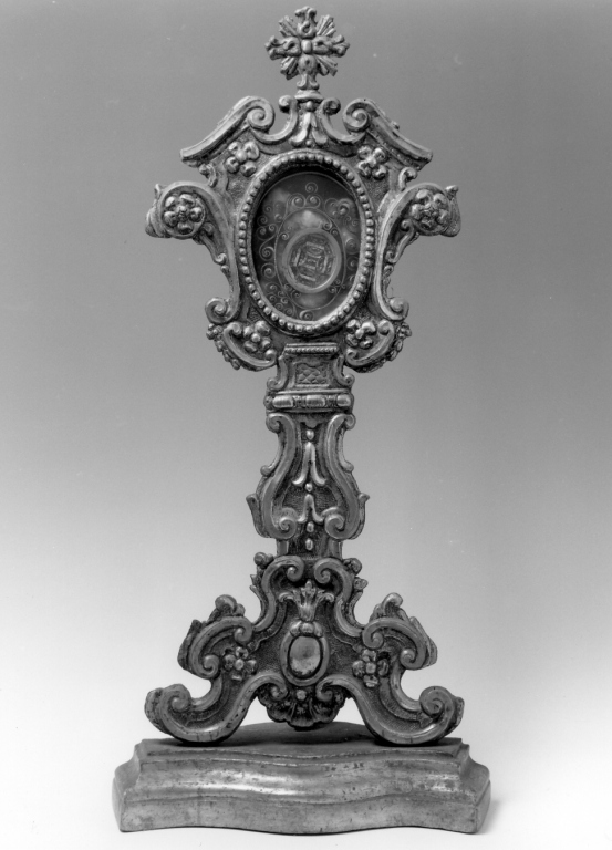 reliquiario - a ostensorio - ambito romano (seconda metà sec. XVIII)
