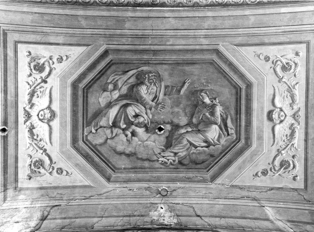 Annunciazione e Assunzione (dipinto) di Mattonelli Nicola (sec. XVIII)