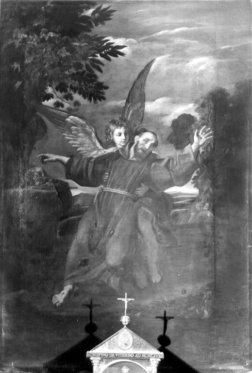 san Francesco d'Assisi riceve le stimmate (dipinto) di Zampieri Domenico detto Domenichino (sec. XVII)