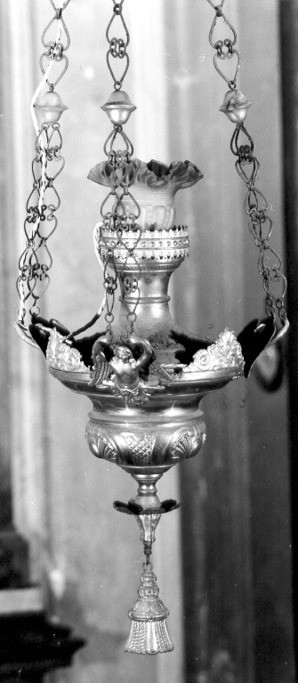 lampada pensile - ambito romano (sec. XIX)