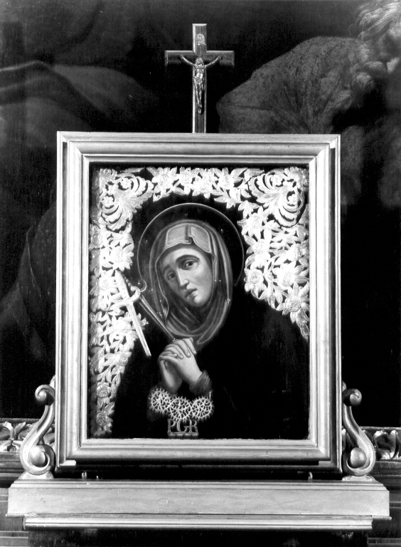 Madonna addolorata (dipinto) - ambito romano (seconda metà sec. XIX)