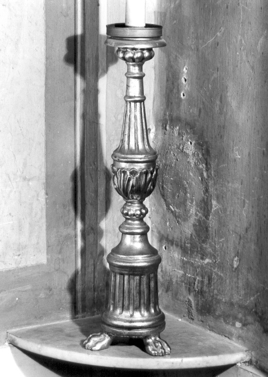 candeliere, serie - ambito romano (sec. XVIII)