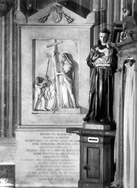 allegoria della Fede (rilievo) di Laboureur Alessandro Massimiliano (sec. XIX)