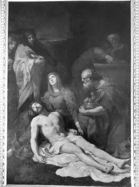 Pietà (dipinto) di Camassei Andrea (sec. XVII)