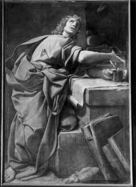 san Giovanni Evangelista (dipinto) di Spada Leonello (metà sec. XVII)