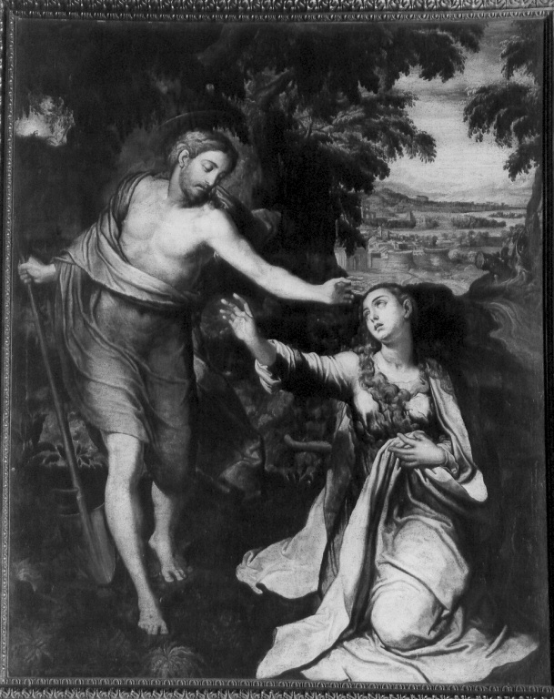apparizione di Cristo risorto a Santa Maria Maddalena (dipinto) di Siciolante Girolamo (sec. XVI)