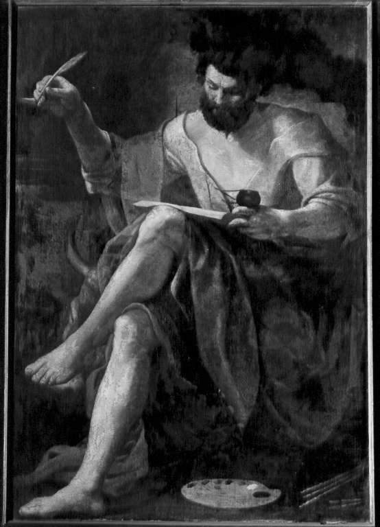 san Luca (dipinto) di Massari Lucio (sec. XVII)