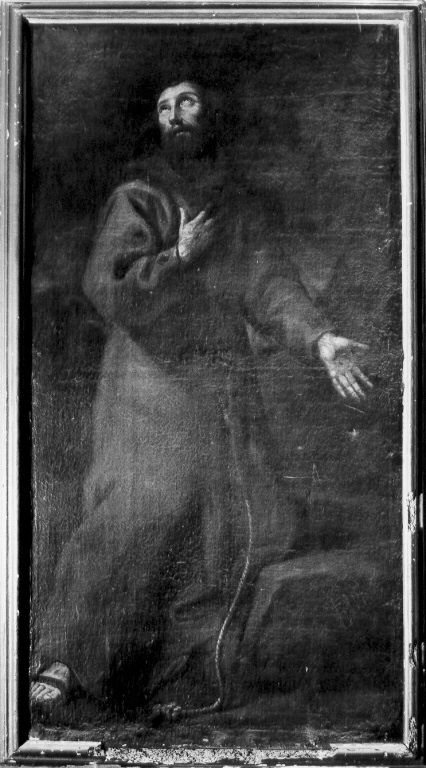 san Francesco d'Assisi (dipinto) - ambito romano (fine sec. XVII)