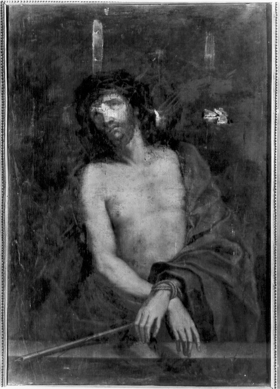 Cristo coronato di spine (dipinto) - ambito romano (sec. XVIII)