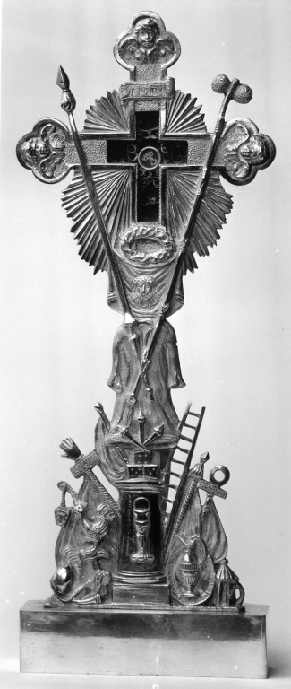 stauroteca - ambito romano (metà sec. XIX)