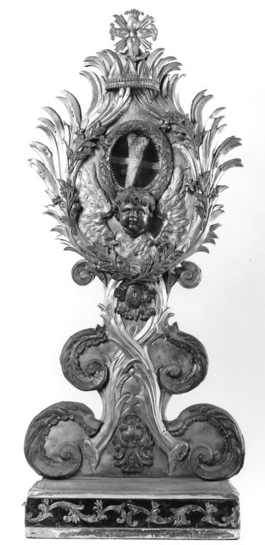 reliquiario - a ostensorio - ambito romano (seconda metà sec. XVII)