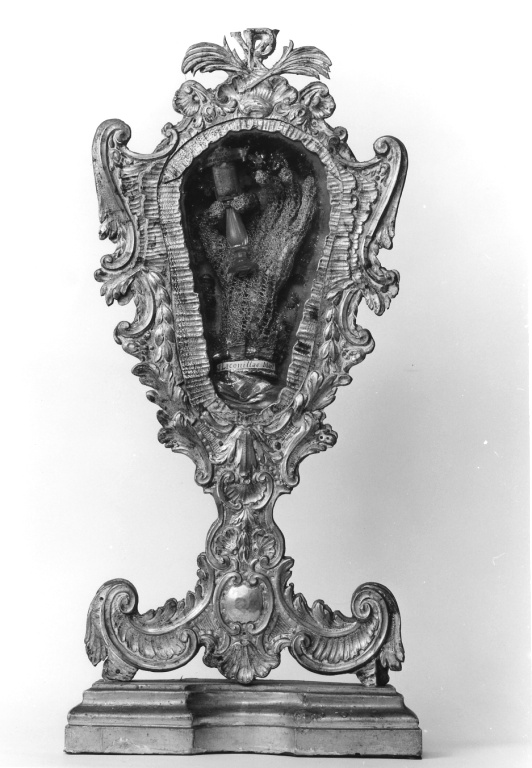 reliquiario - a ostensorio - ambito romano (prima metà sec. XVIII)