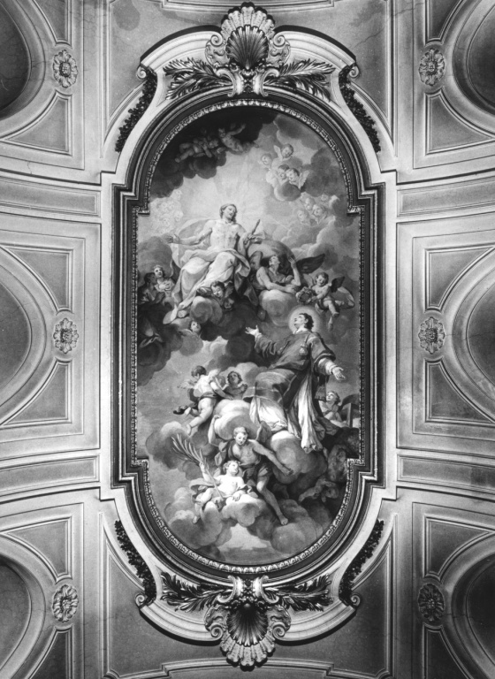 Gloria di San Lorenzo (dipinto) di Bicchierai Antonio (sec. XVIII)