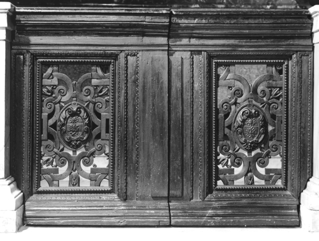 cancello di balaustrata - ambito romano (prima metà sec. XVII)