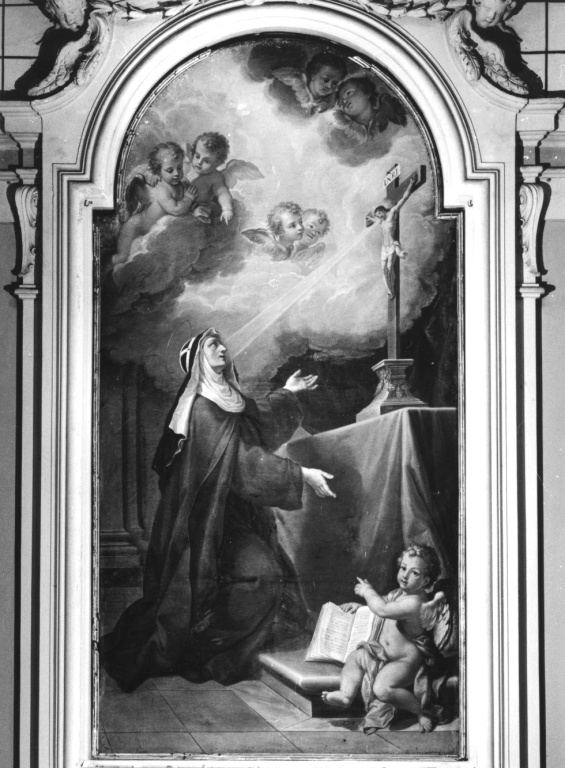Estasi di Santa Brigida (dipinto) di Montesanti Giuseppe Maria (sec. XVIII)