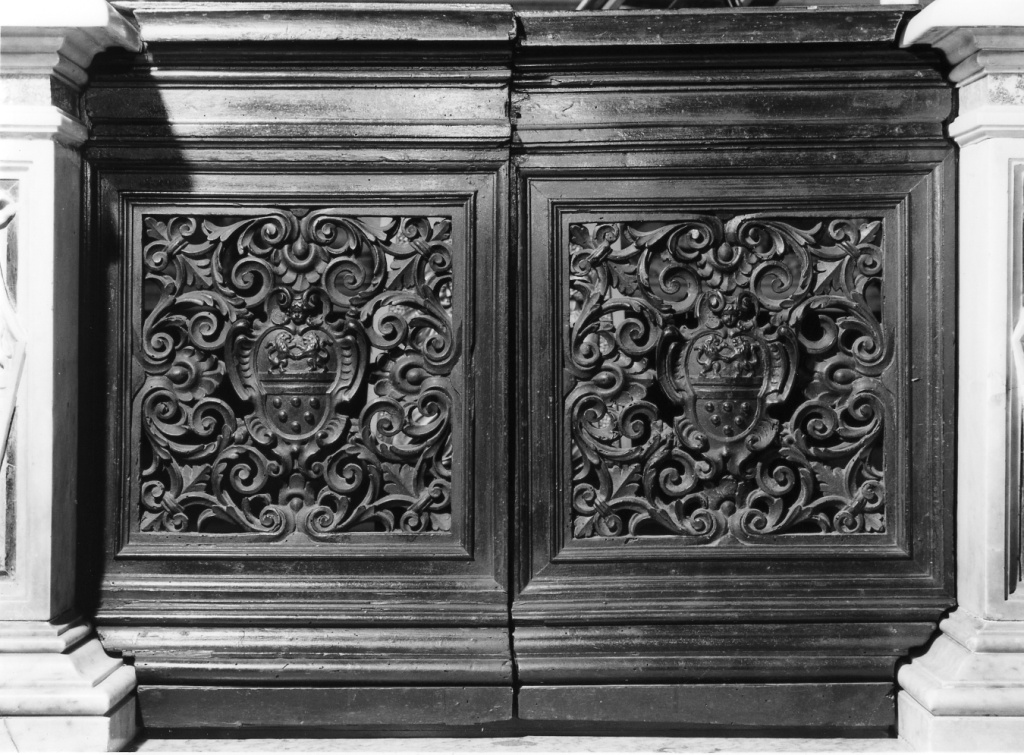 cancello di balaustrata - ambito romano (sec. XVII)