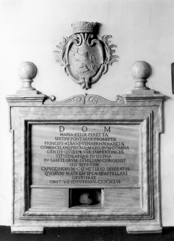 monumento funebre - ambito romano (sec. XVII)